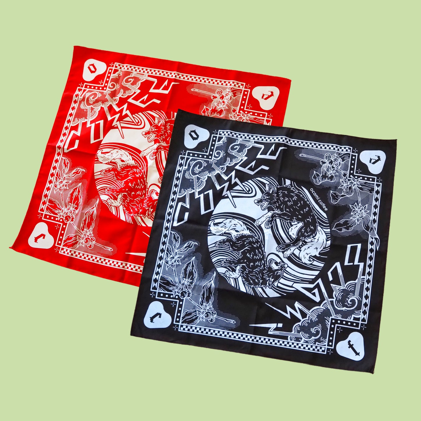 ocami coffee bandana