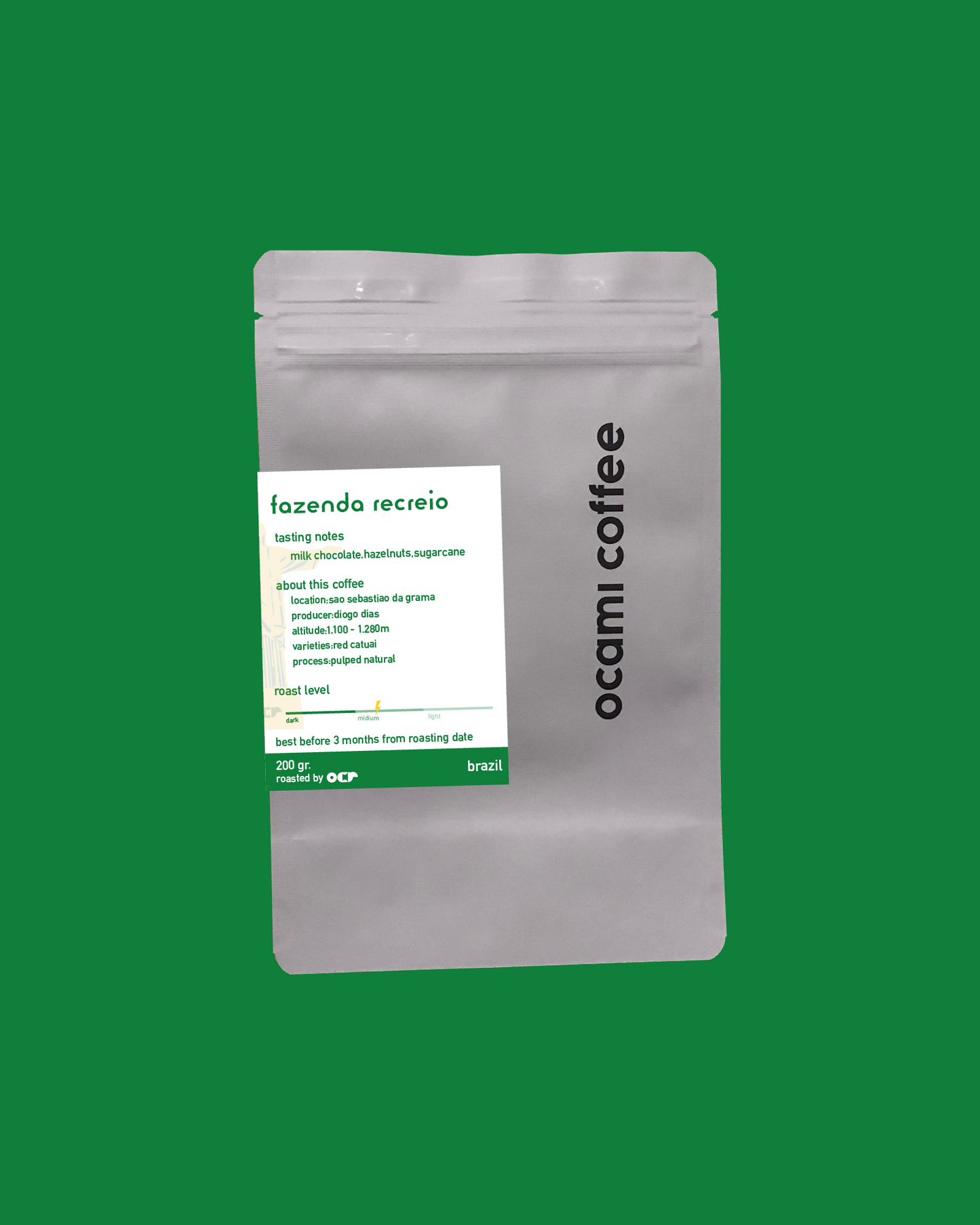 Fazenda Recreio Brazil 200gr.