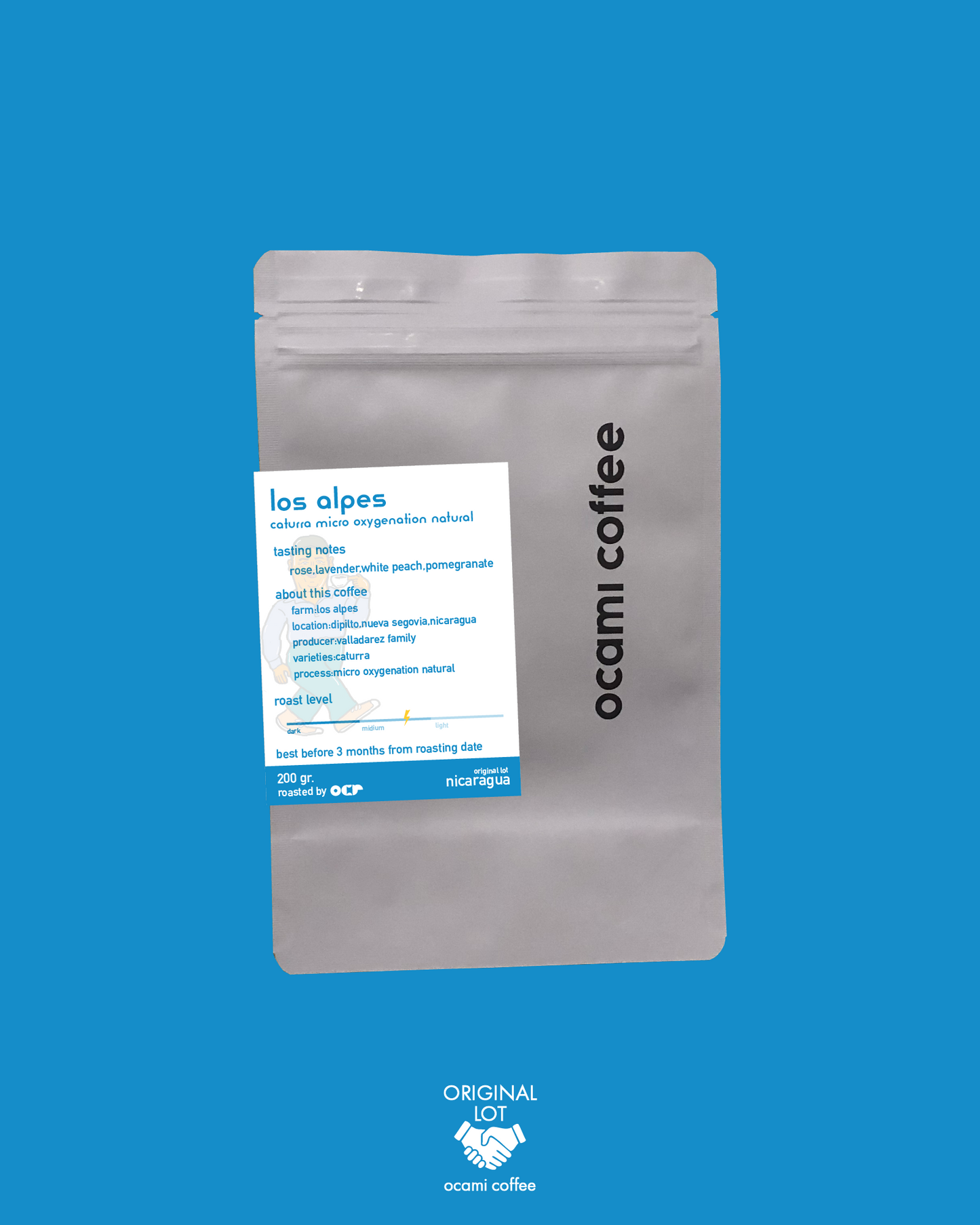 Los Alpes Caturra Micro oxygenation Natural Nicaragua200gr.