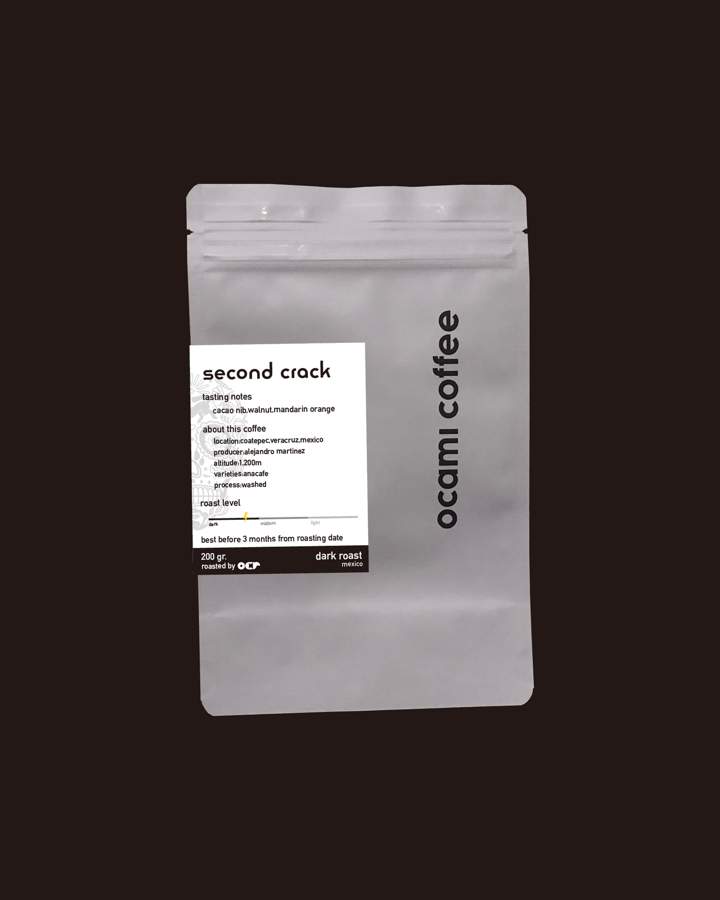 second crack 200gr.