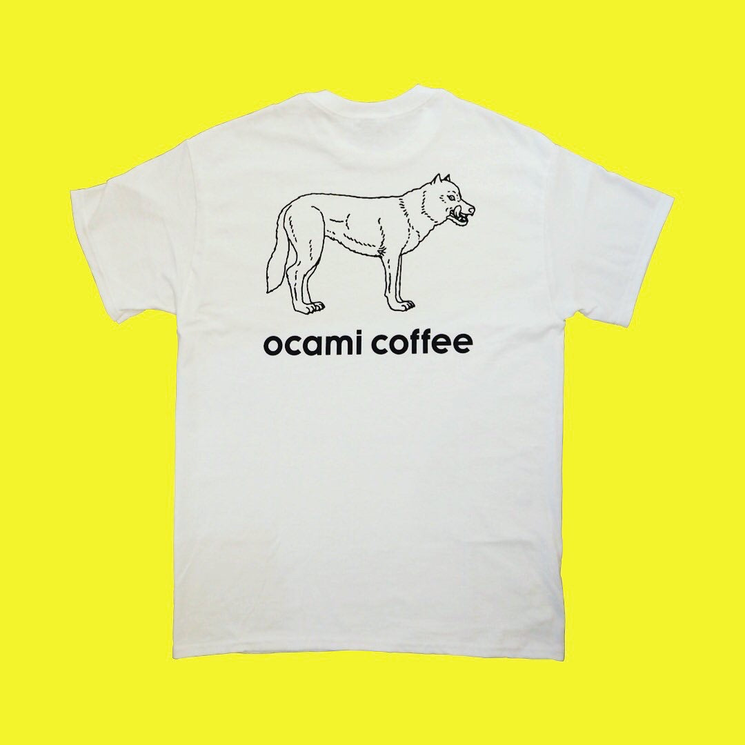 ocami coffee logo tee (artwork by Masatoo Hirano)