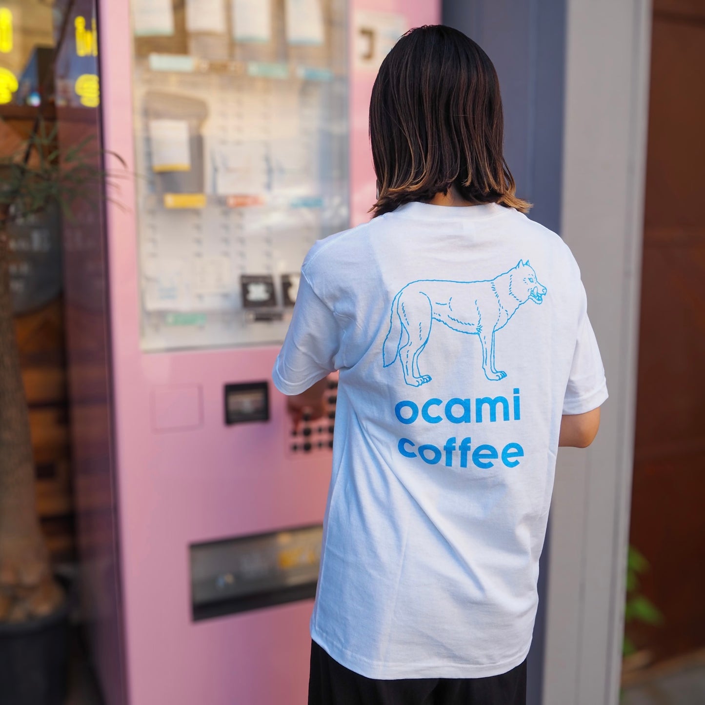 ocami coffee icon logo s/s tee (artwork by Masatoo Hirano)