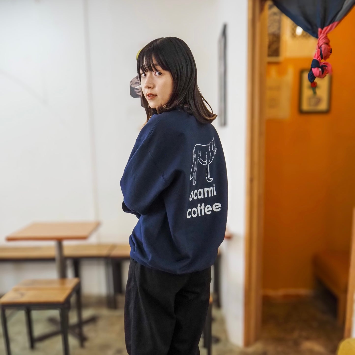 ocami coffee icon logo Sweat (artwork by Masatoo Hirano)