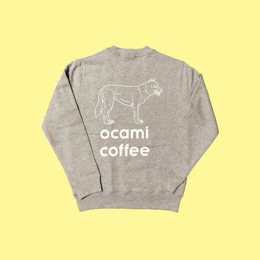 ocami coffee logo kids sweat
