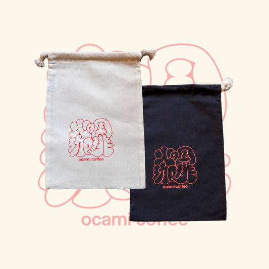 火の国珈琲 drawstring bag