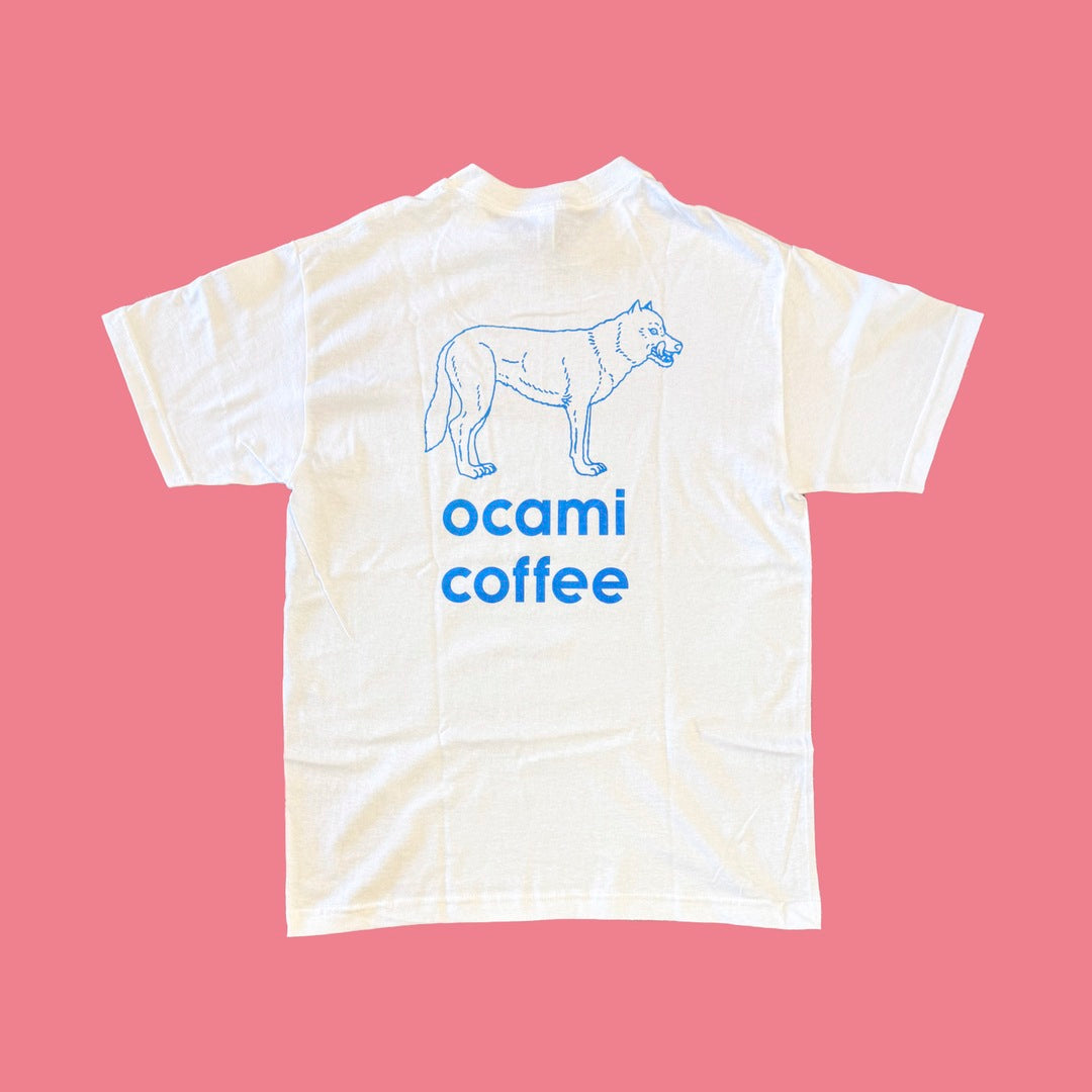 ocami coffee icon logo s/s tee (artwork by Masatoo Hirano)