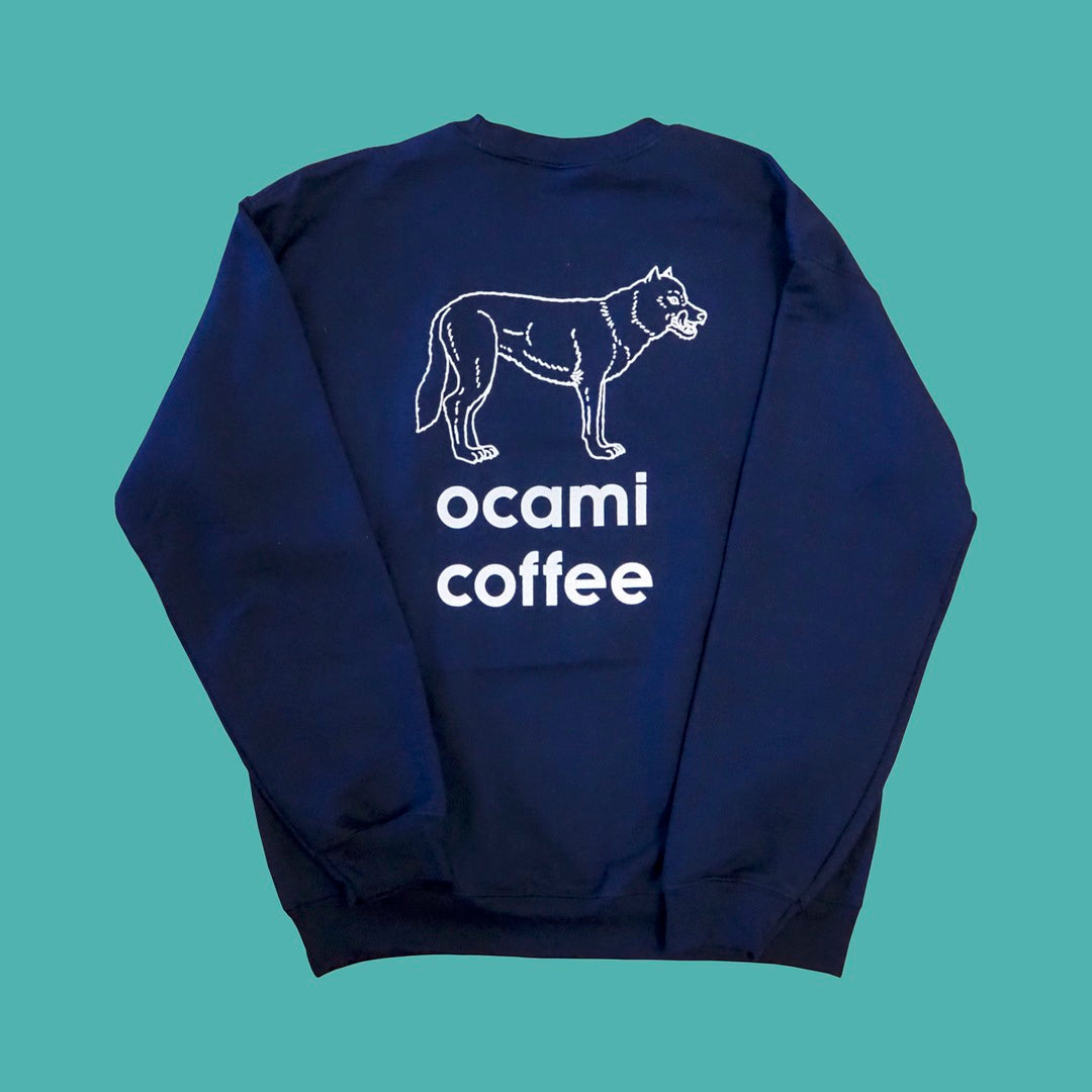 ocami coffee icon logo Sweat (artwork by Masatoo Hirano)