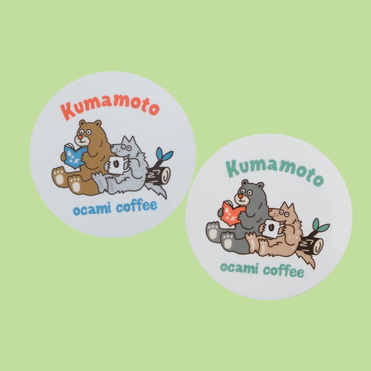 "Kumamoto" ocami coffee Sticker